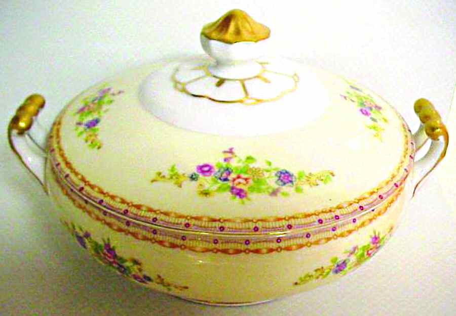 GOC48 Round Covered Vegetable by Gold China-1