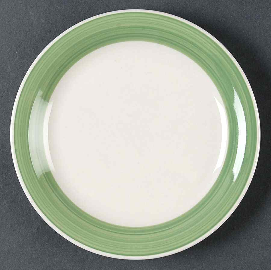 Essex Sage Green Salad Plate by Gibson Designs-1