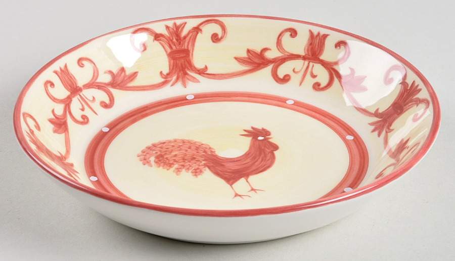 Rooster Coupe Soup Bowl by Gumps-1