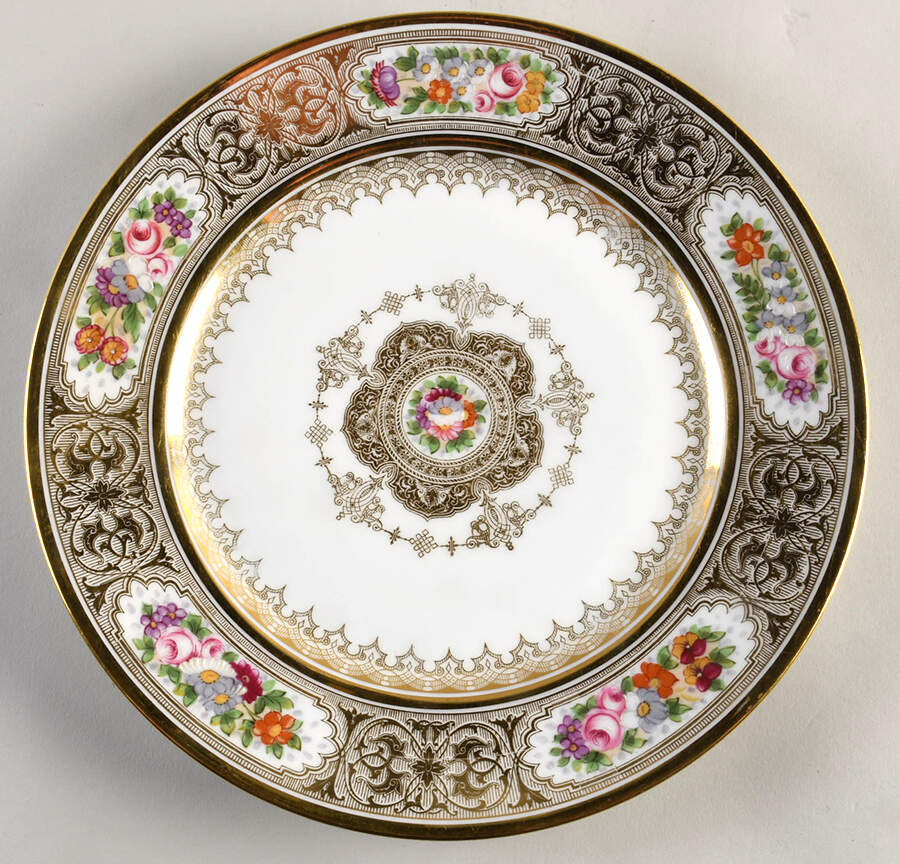 Chateau Detrianon Dinner Plate by WM Guerin-1