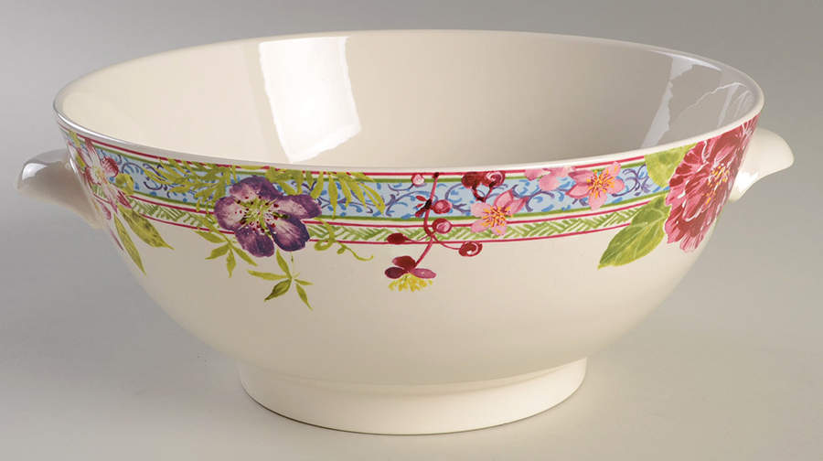 Millefleurs Tureen No Lid by Faiencerie De Gien-1
