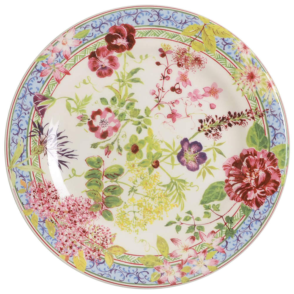 Millefleurs Dessert/Pie Plate by Faiencerie De Gien-1
