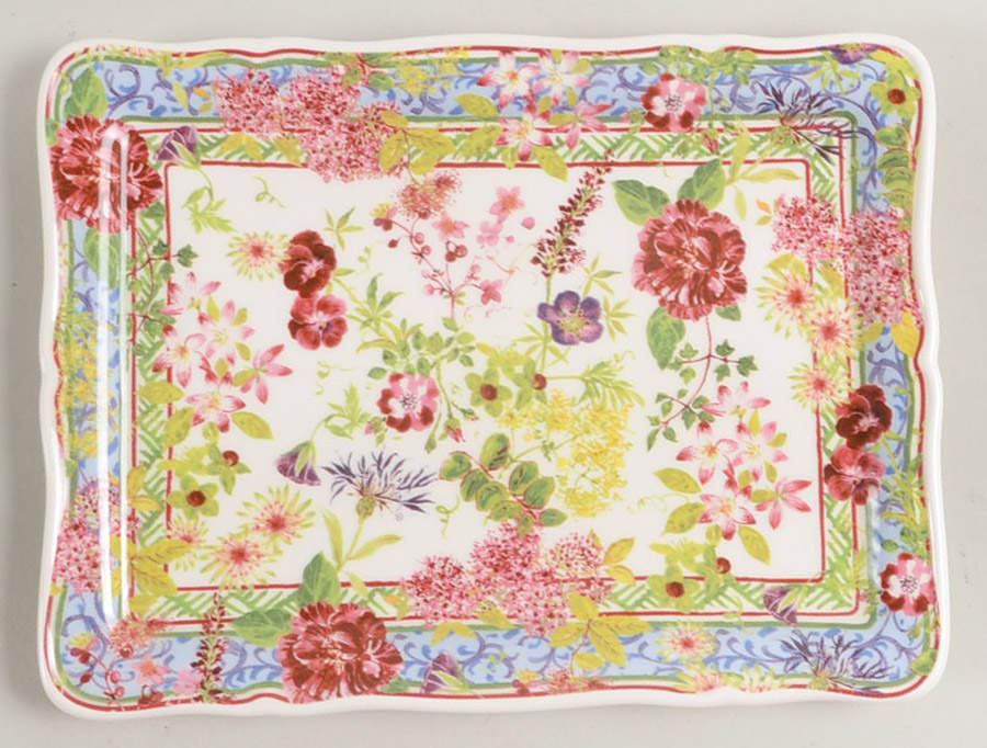 Millefleurs Butter Tray by Faiencerie De Gien-1