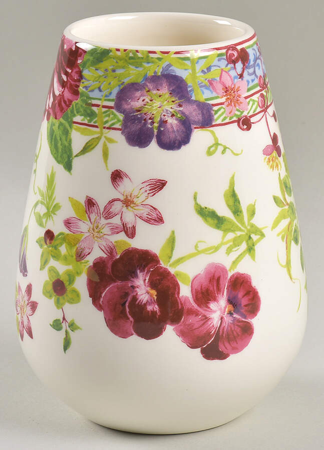 Millefleurs 5" Vase by Faiencerie De Gien-1