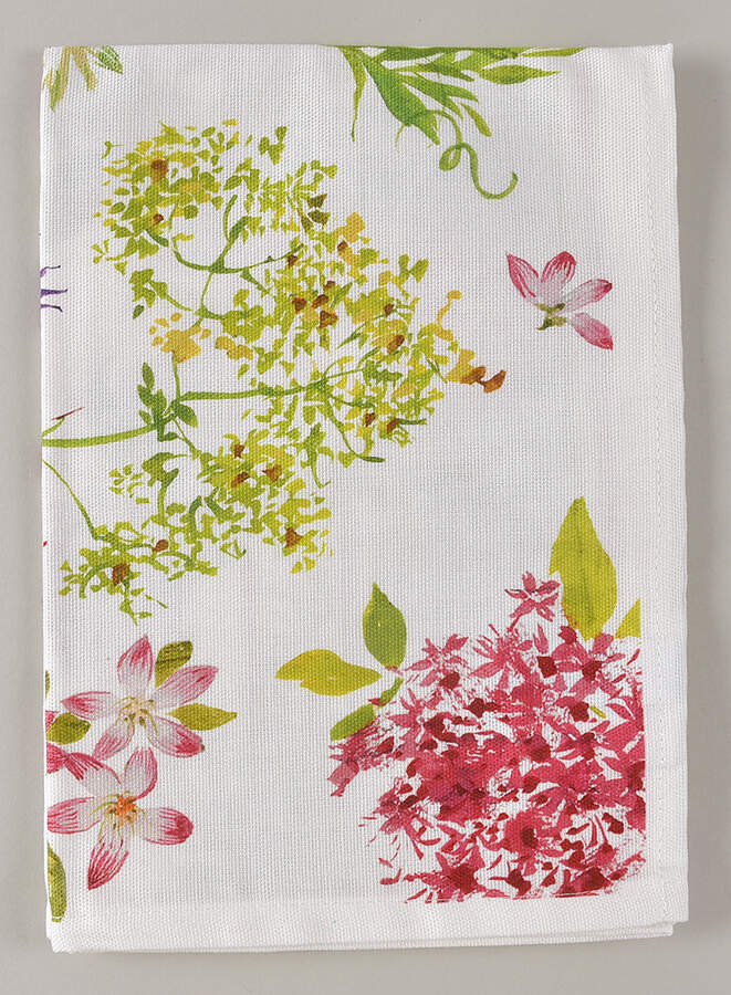 Millefleurs Tea Towel by Faiencerie De Gien-1