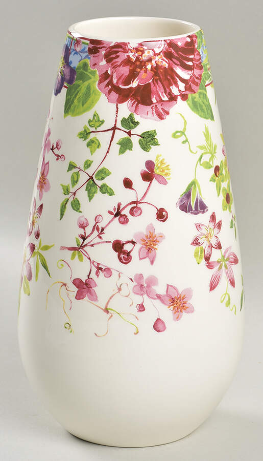 Millefleurs 8" Vase by Faiencerie De Gien-1