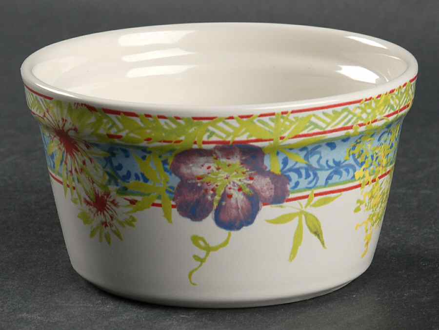 Millefleurs Ramekin by Faiencerie De Gien-1