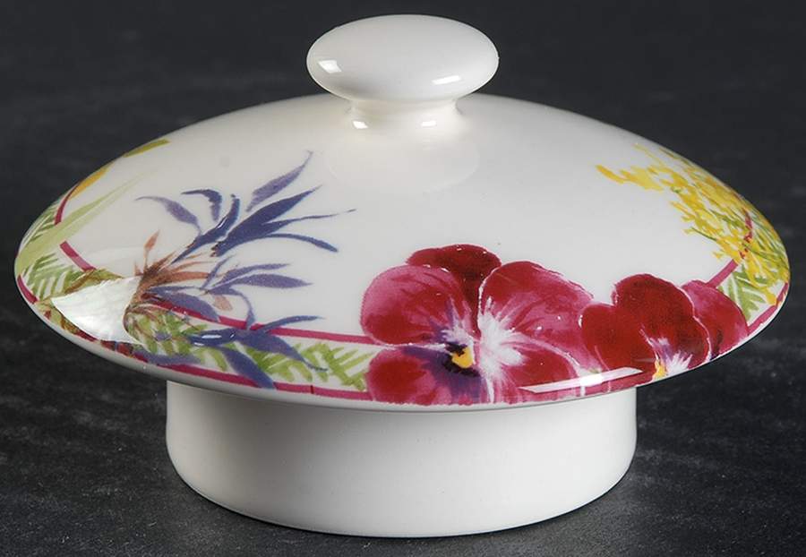 Millefleurs Lid for Small Teapot by Faiencerie De Gien-1