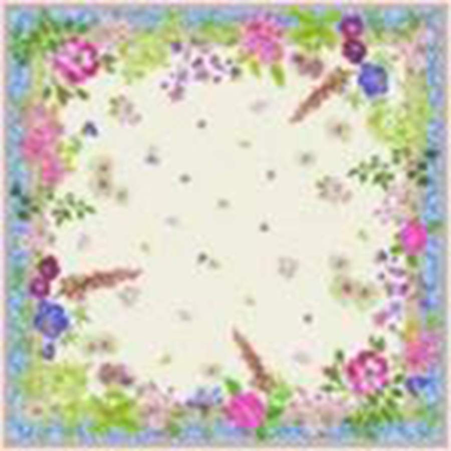 Millefleurs 47" Square Tablecloth by Faiencerie De Gien-1
