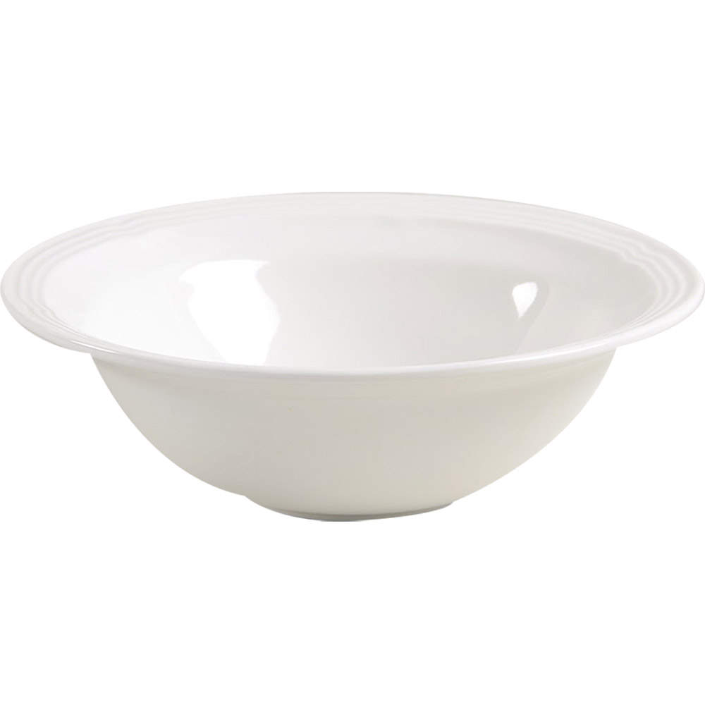 Le Claire White Soup/Cereal Bowl by Gibson Designs-1
