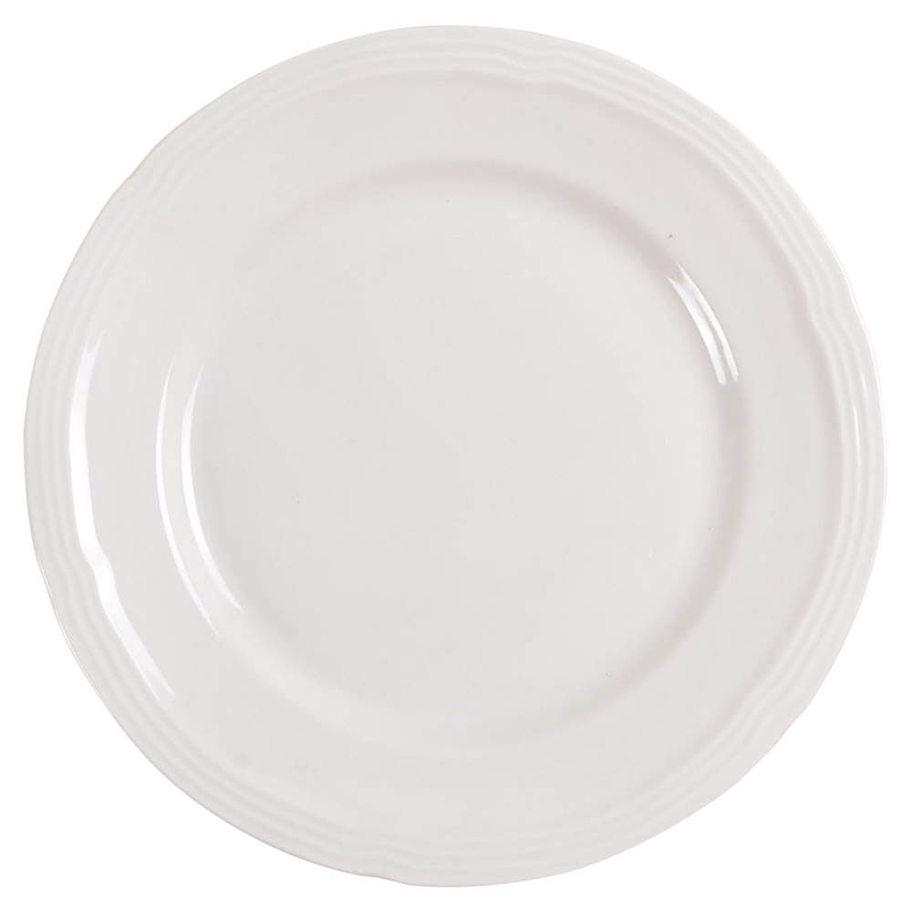 Le Claire White Salad Plate by Gibson Designs-1