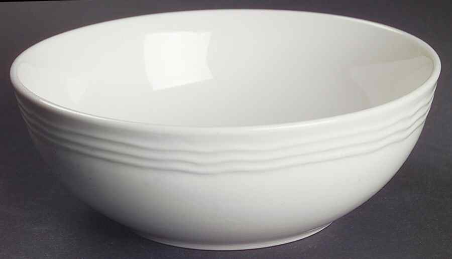 Le Claire White Fruit/Dessert (Sauce) Bowl by Gibson Designs-1