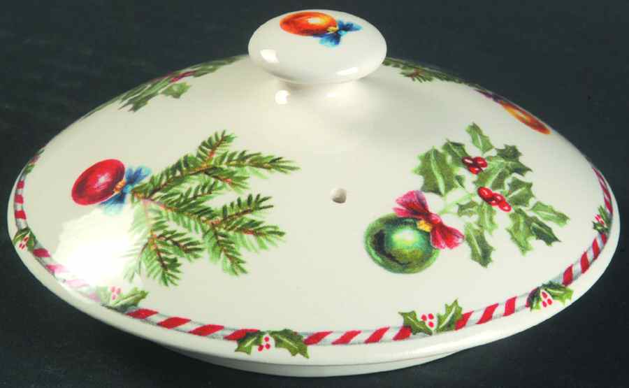 Joyeux Noel Lid for Teapot by Faiencerie De Gien-1