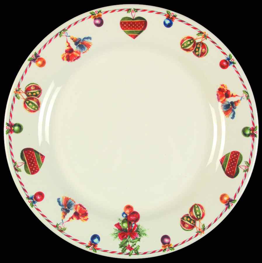 Joyeux Noel Dinner Plate by Faiencerie De Gien-1