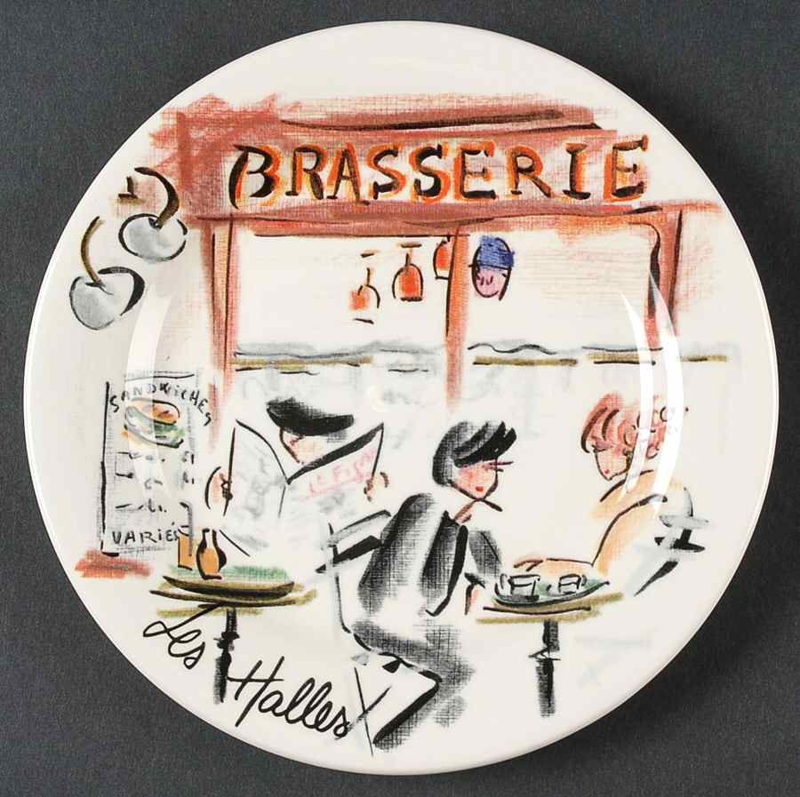 Joli Paris Bread & Butter Plate by Faiencerie De Gien-1