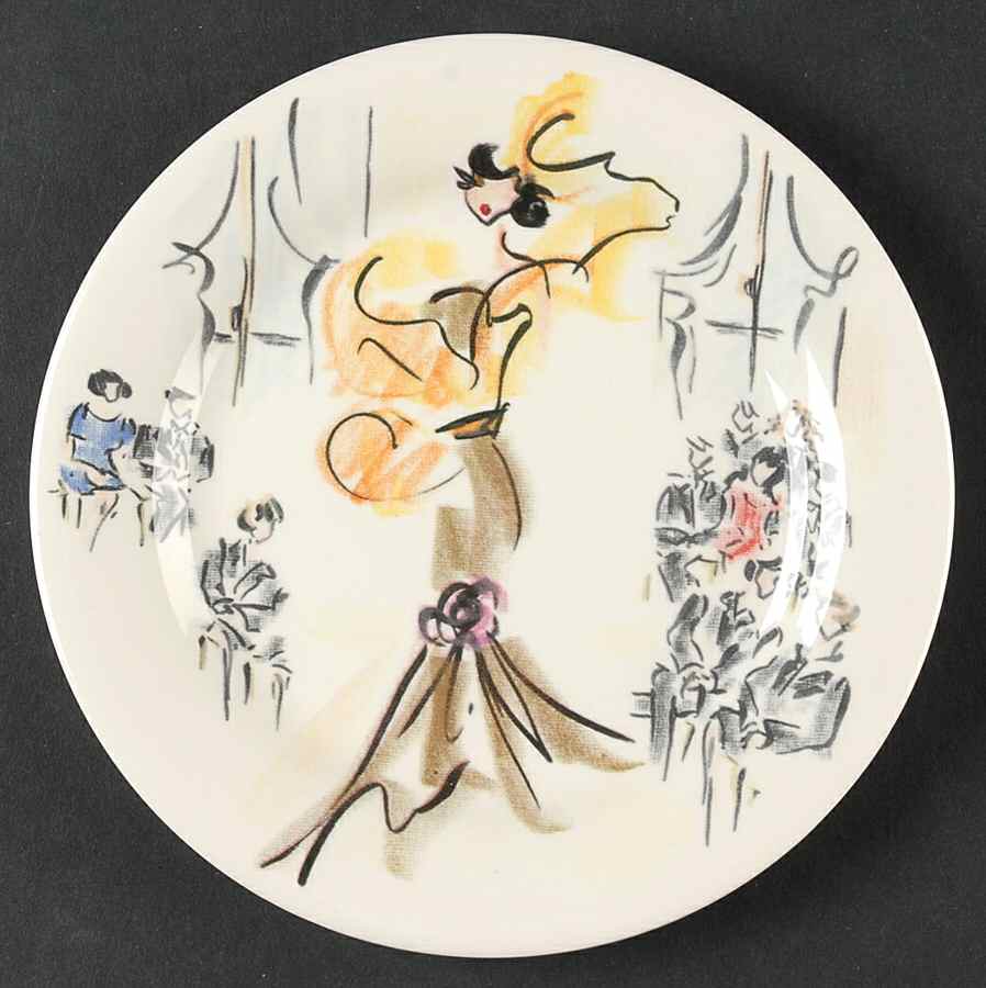 Joli Paris Bread & Butter Plate by Faiencerie De Gien-1
