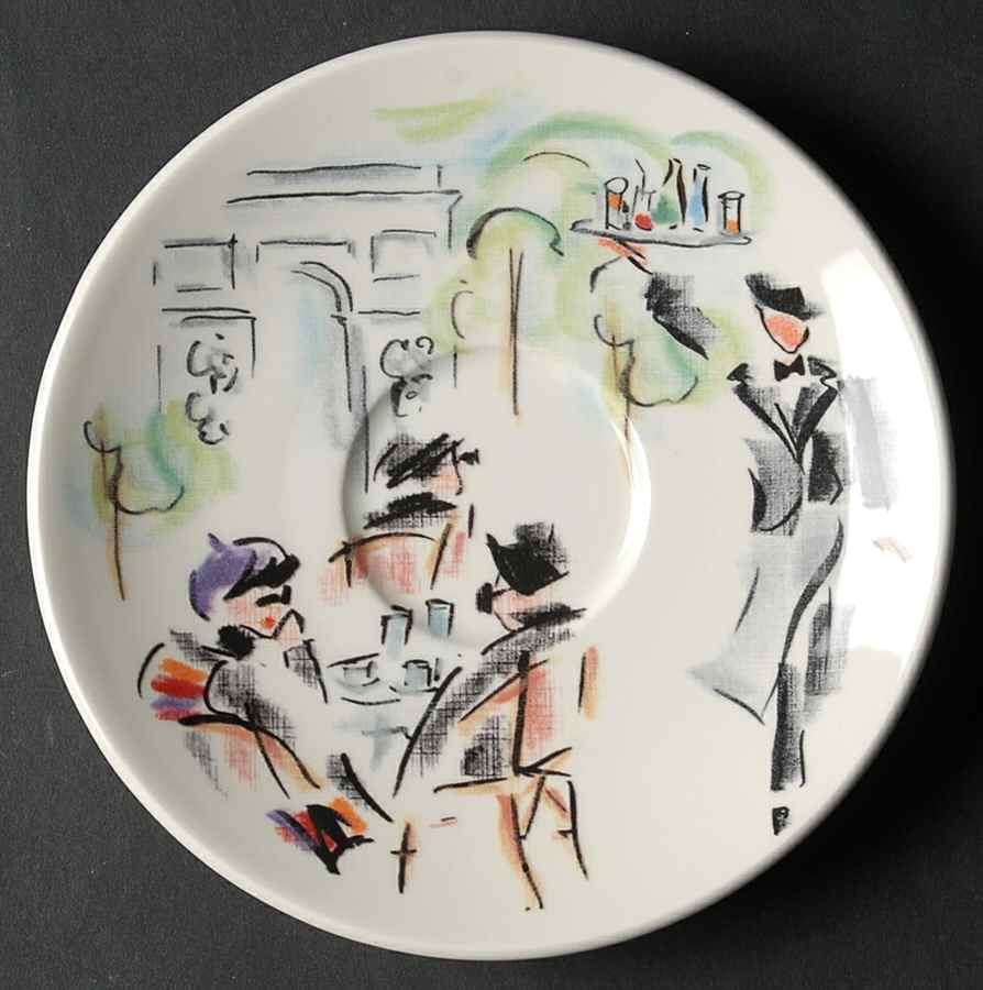 Joli Paris Saucer by Faiencerie De Gien-1