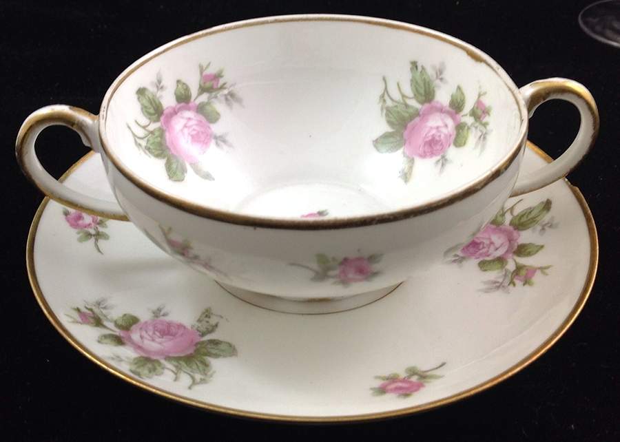 GDA279 Flat Cream Soup Bowl & Saucer Set by Gerard, Dufraisseix & Abbot-1