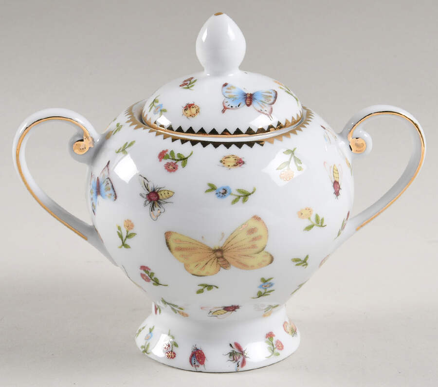 Primavera Sugar Bowl & Lid by Godinger-1
