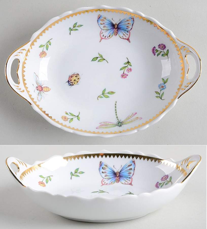 Primavera 7" Oval Nut Dish by Godinger-1