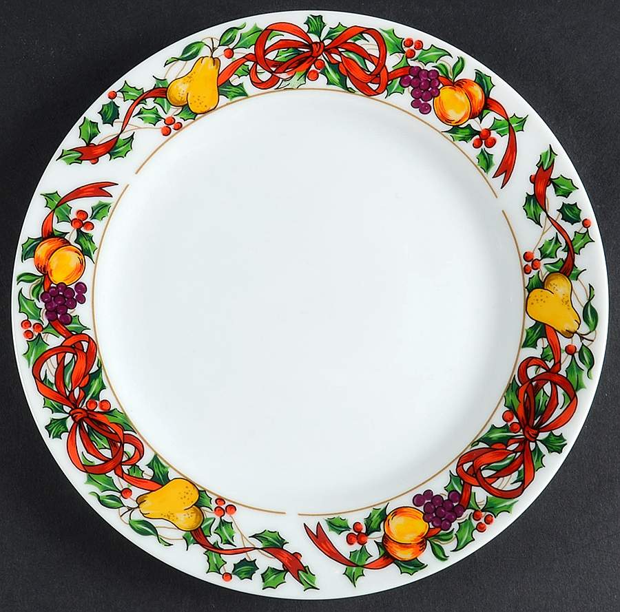 Twelve Days of Christmas Salad Plate by Gibson Designs-1