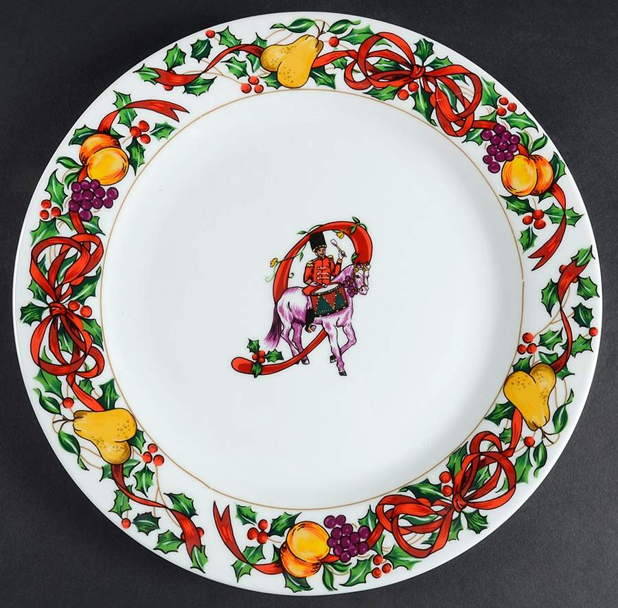 Twelve Days of Christmas Dinner Plate by Gibson Designs-1