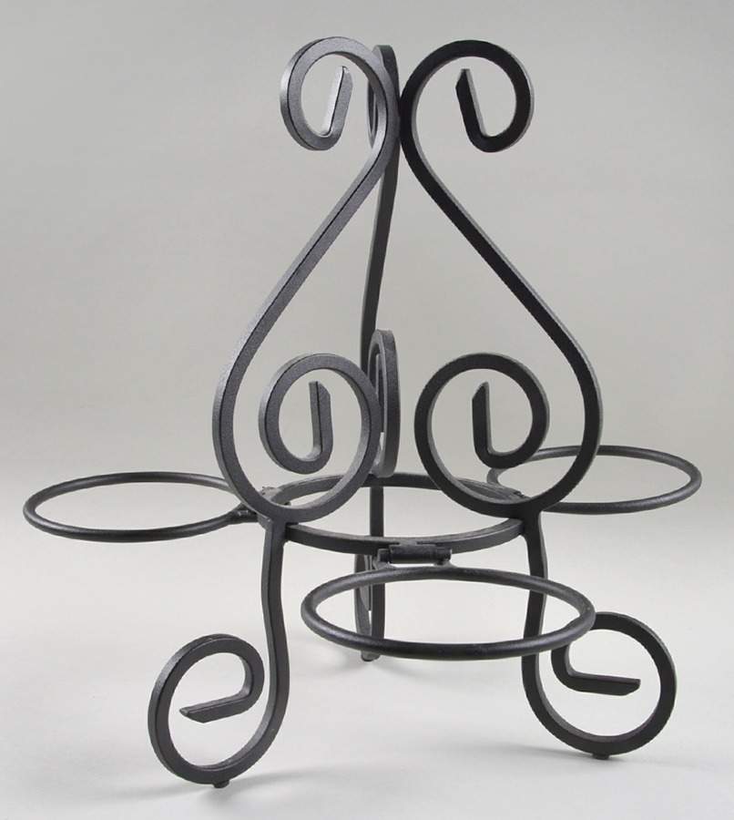Provence 3 Herb Pots, Metal Holder Only by Gail Pittman-1