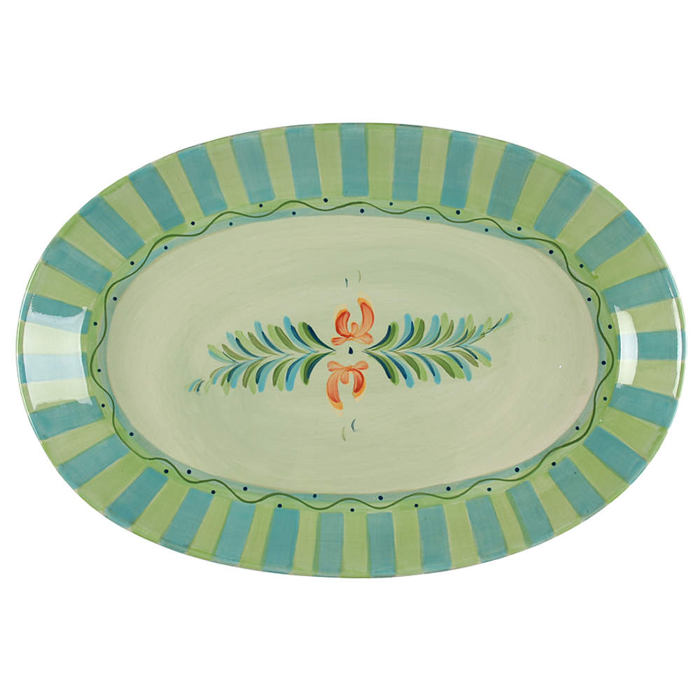 Provence 14" Oval Serving Platter by Gail Pittman-1