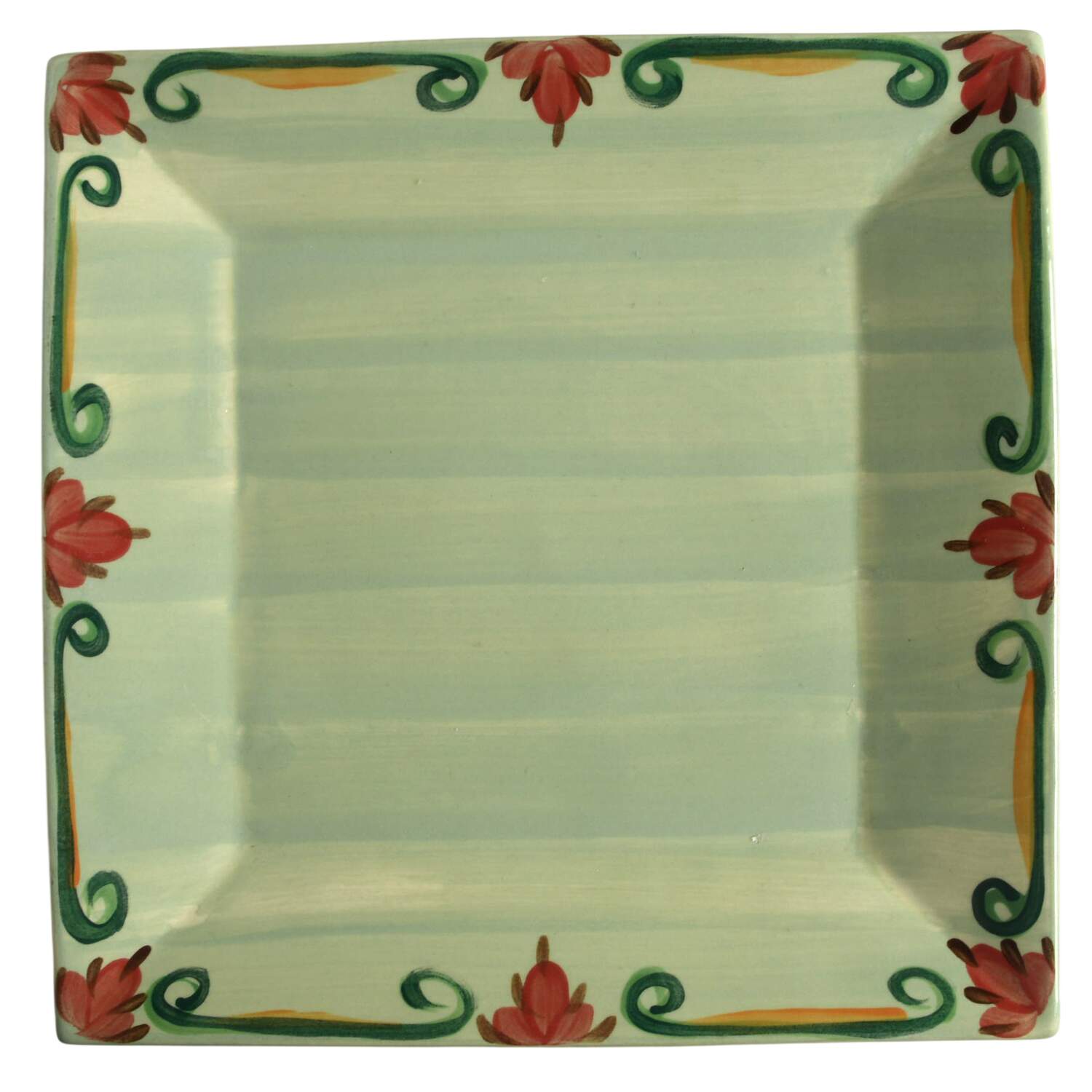 Provence Square Dinner Plate by Gail Pittman-1