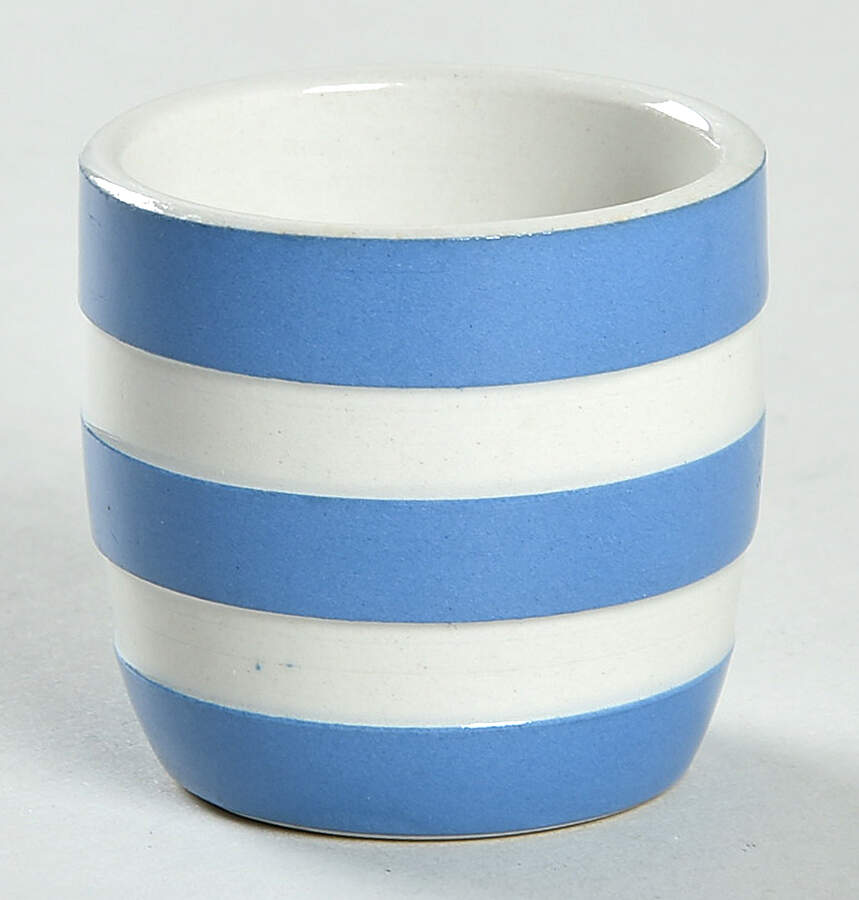 Cornish Blue White (Shield and TG Green Stamp) Toothpick Holder by T G Green (England)-1