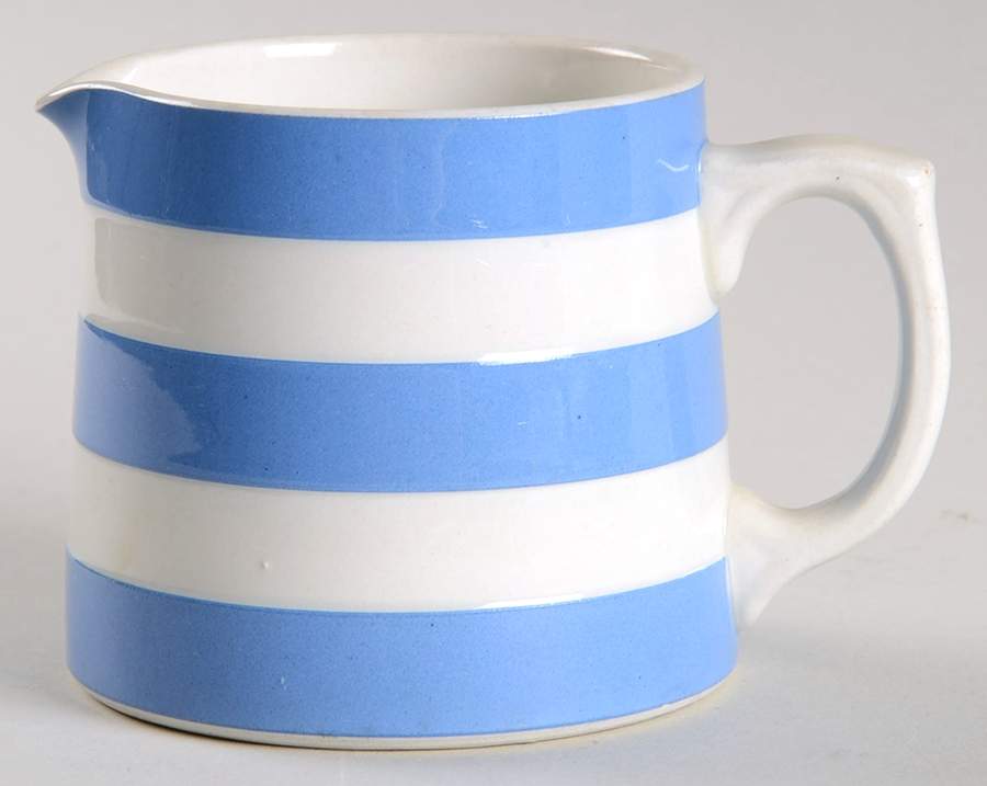 Cornish Blue White (Shield and TG Green) Creamer by T G Green (England)-1