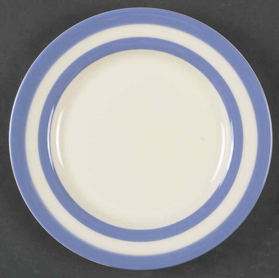 Cornish Blue White (Shield and TG Green Stamp) Dessert/Pie Plate by T G Green (England)-1