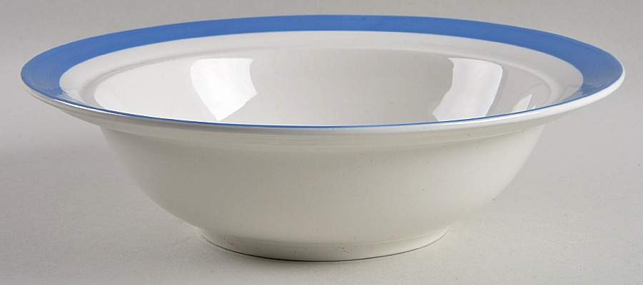 Cornish Blue White (Shield and TG Green Stamp) 9" Round Vegetable Bowl by T G Green (England)-1