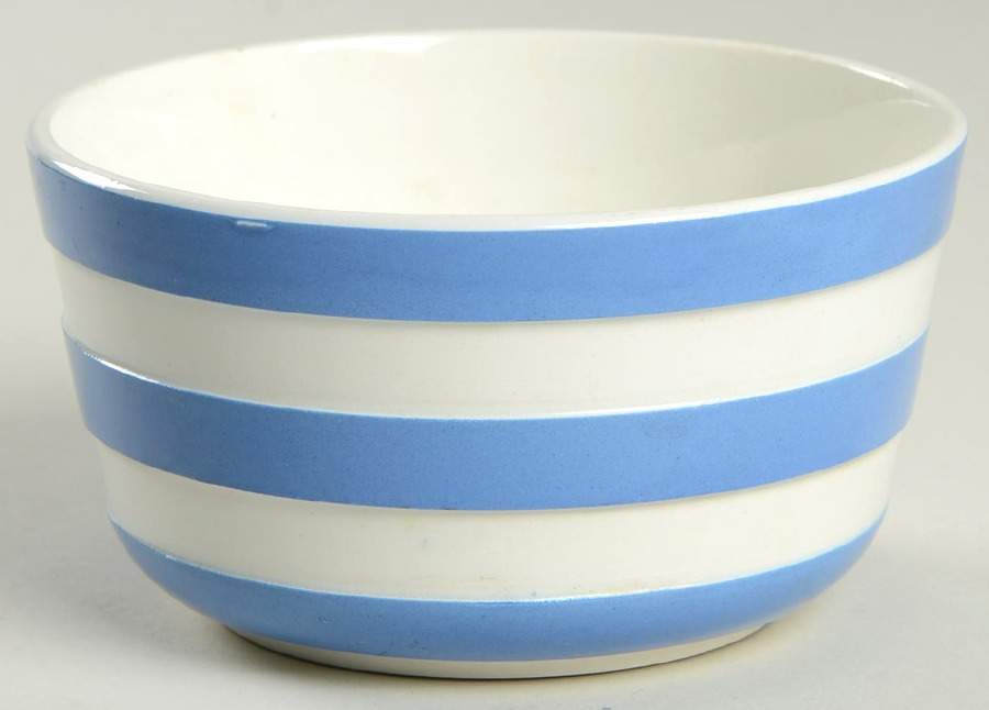 Cornish Blue White (Shield and TG Green) Open Sugar Bowl by T G Green (England)-1