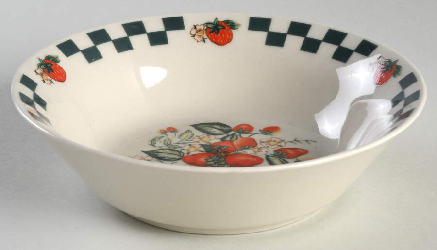 Strawberry Fields Coupe Cereal Bowl by Gibson Designs-1