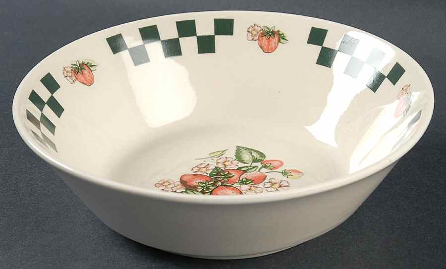 Strawberry Fields Coupe Cereal Bowl by Gibson Designs-1