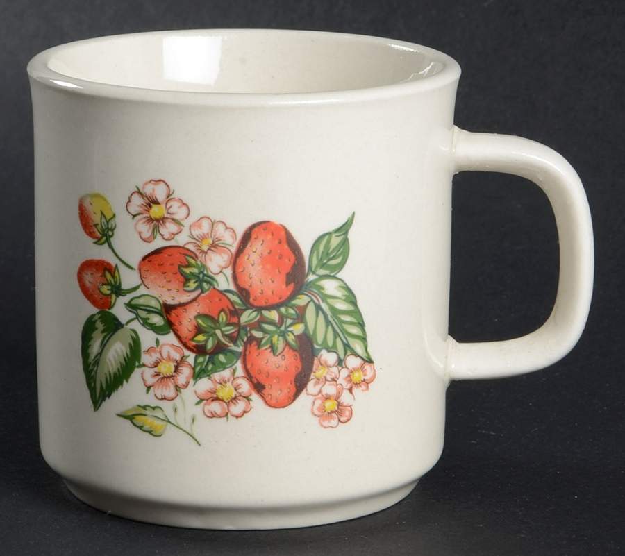 Strawberry Fields Flat Cup by Gibson Designs-1