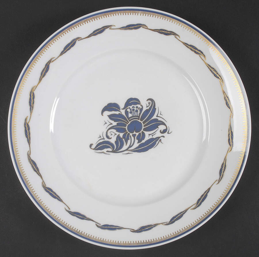 Orchidea Blue Dinner Plate by Ginori 1735-1