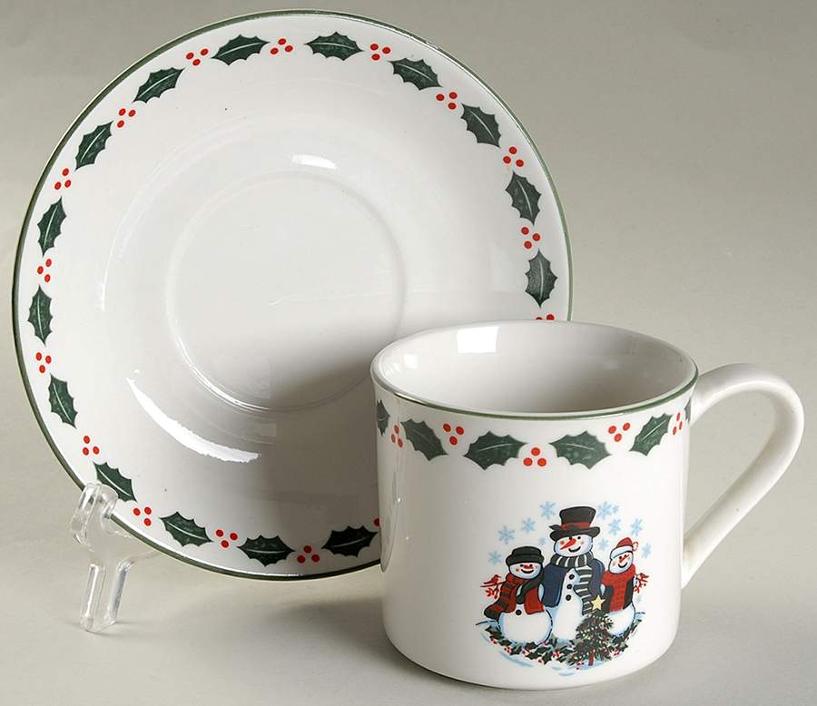GCI4 Flat Cup & Saucer Set by GEI-1