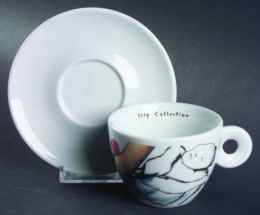 Illy Collection Espresso Cup and Saucer Set by Ginori 1735-1