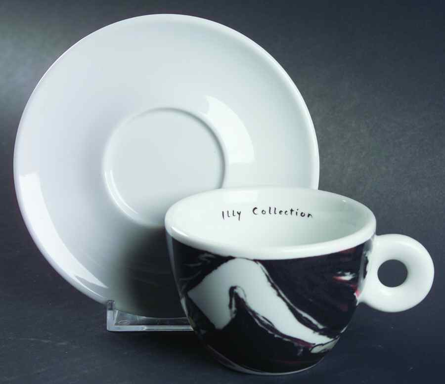Illy Collection Espresso Cup and Saucer Set by Ginori 1735-1