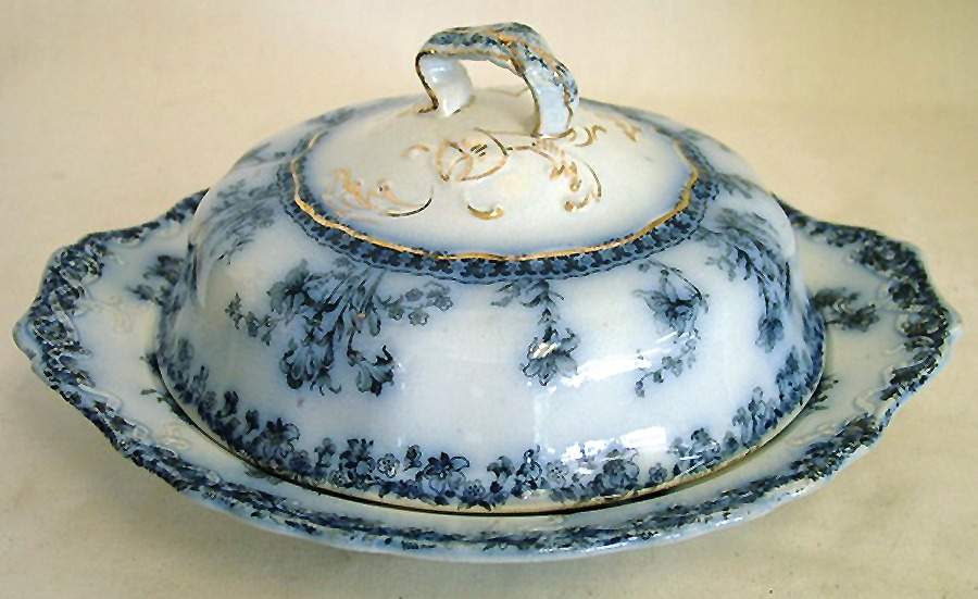 GEF1 Round Covered Butter by Gefle-1