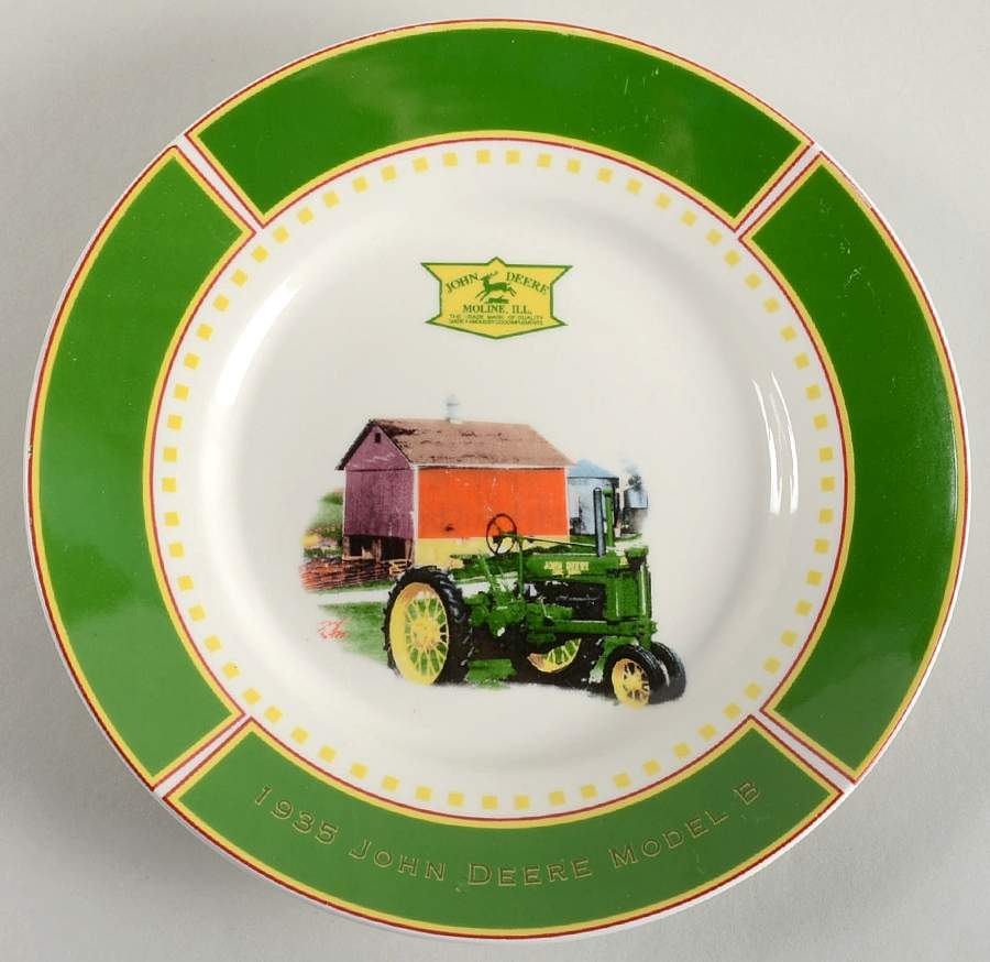 John Deere Memories Salad Plate by Gibson Designs-1