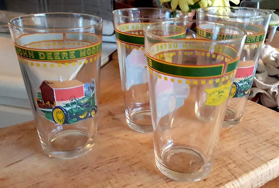 John Deere Memories 16 Oz Glassware Tumbler by Gibson Designs-1