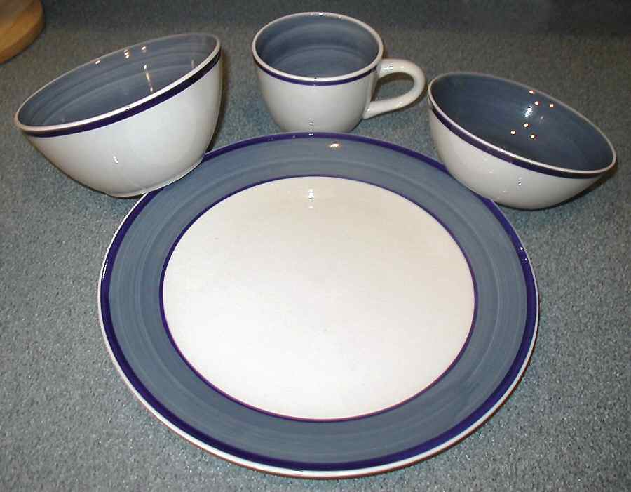 Tavernware Blue Coupe Cereal Bowl by Gibson Designs-1
