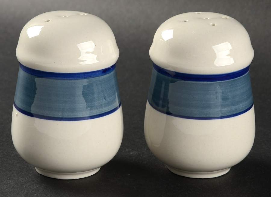 Tavernware Blue Salt & Pepper Set by Gibson Designs-1