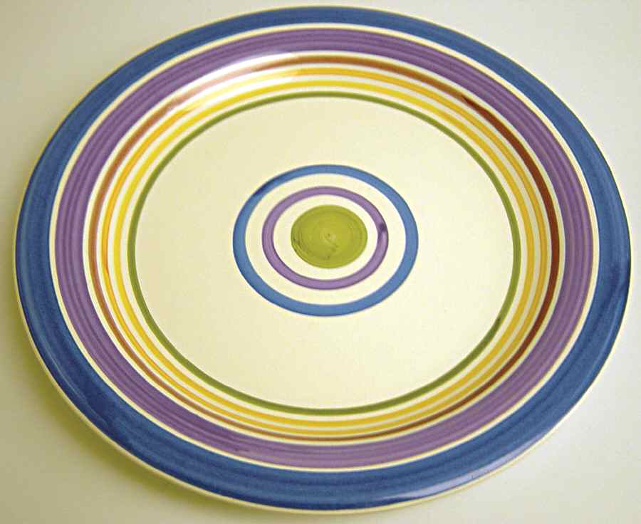 RAINBOW EYE Dinner Plate by Gibson Designs-1