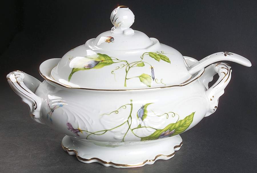 Jardin Tureen & Lid w/Ladle by Godinger-1