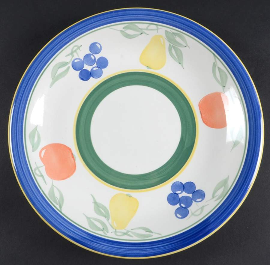 FRUITS OF LIFE Dinner Plate by Gibson Designs-1