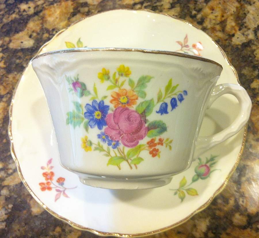 GEO440 Flat Cup & Saucer Set by WS George-1